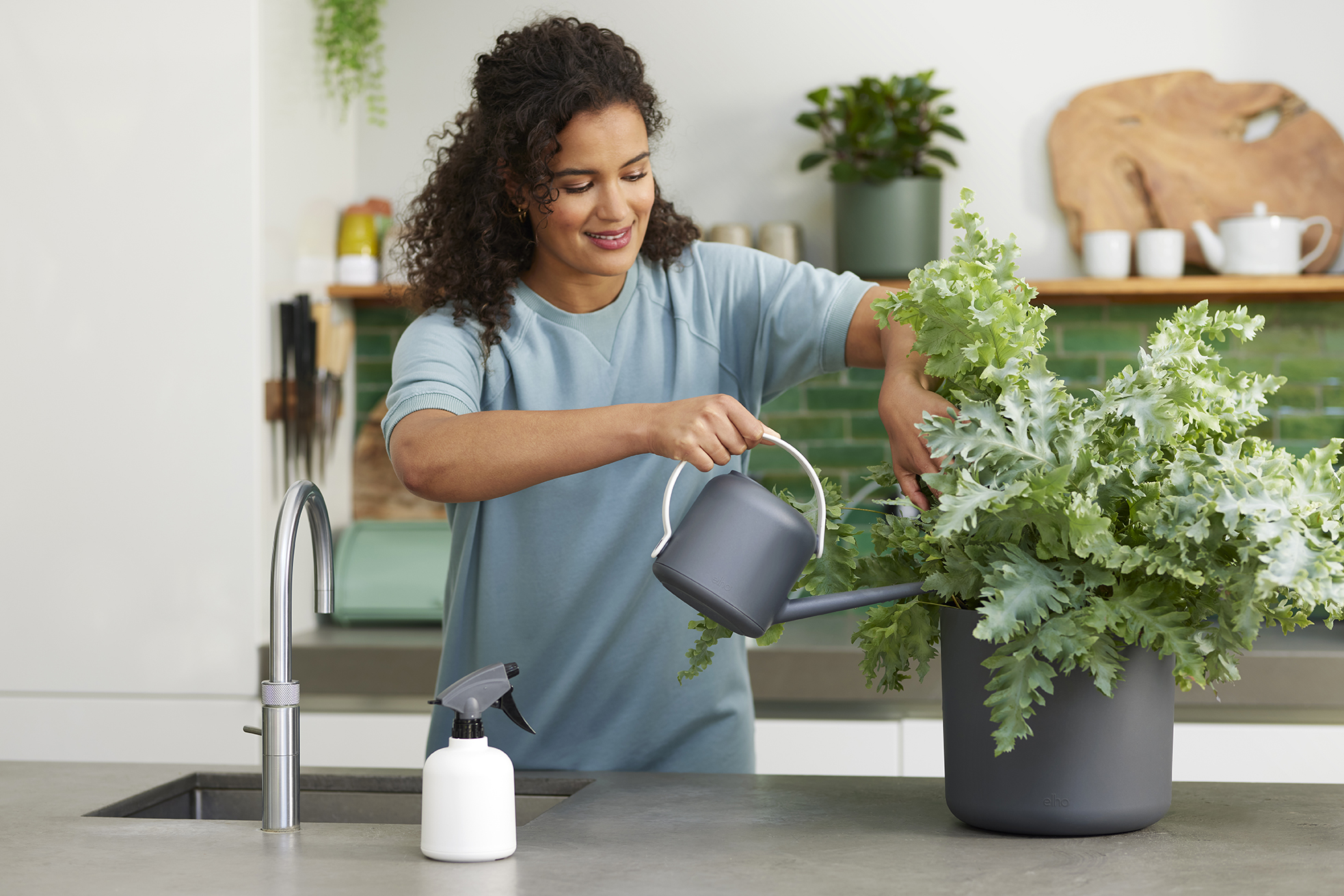 Elho's watering cans are sustainable, easy to use, available in